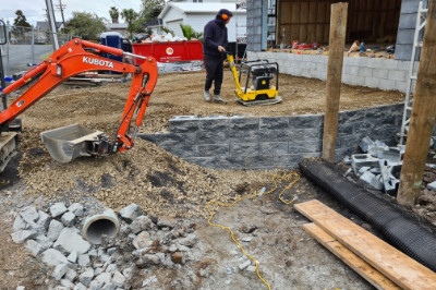 Keystone Walls and Prep Work